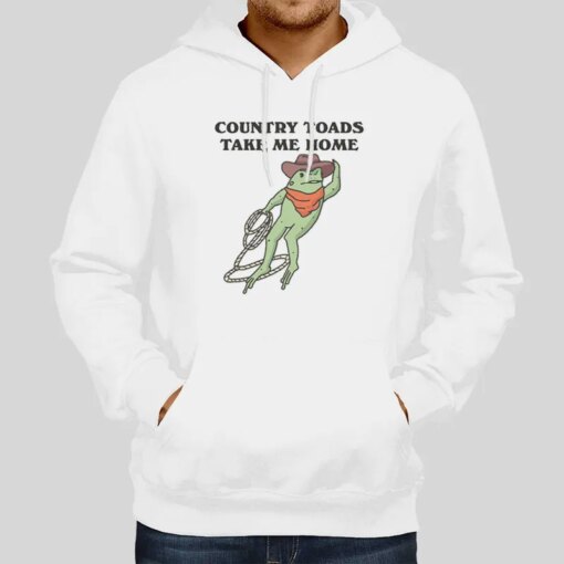 Country Toads Take Me Home Western Cowboy Frog T Shirt