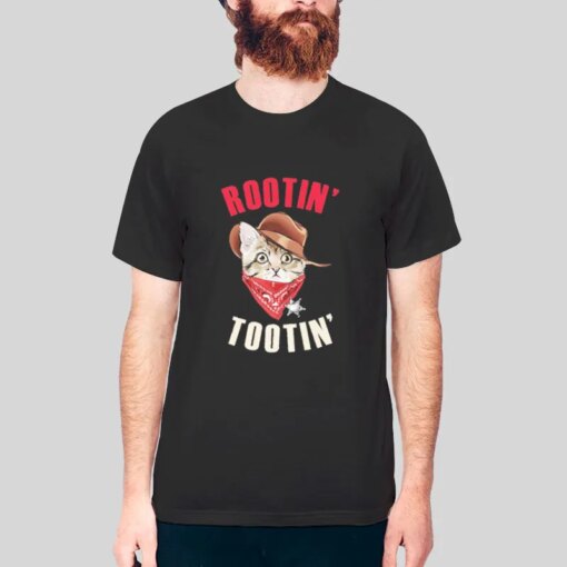 Cowboy Cat Meme Rootin Tootin Cat Shirt