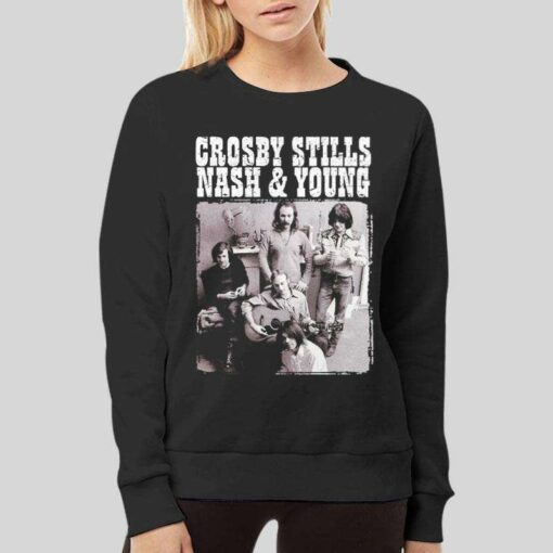 Crosby Stills Nash And Young Band T Shirt