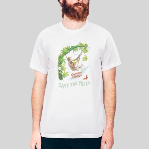 Curious George Save The Trees T Shirt