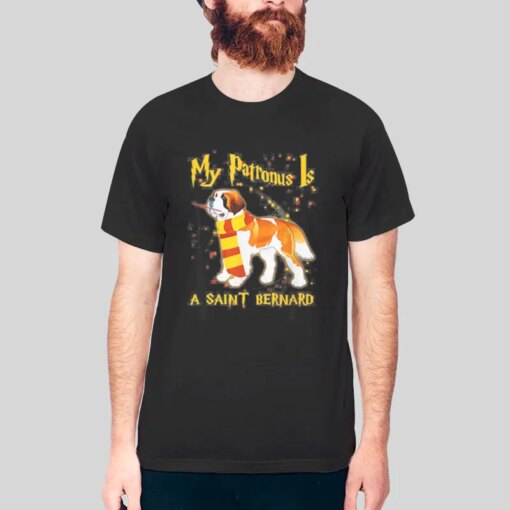 Cute Dog Saint Bernard Patronus Shirt