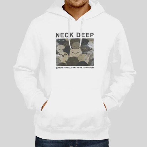 Cute Neck Deep Adventure Time Shirt