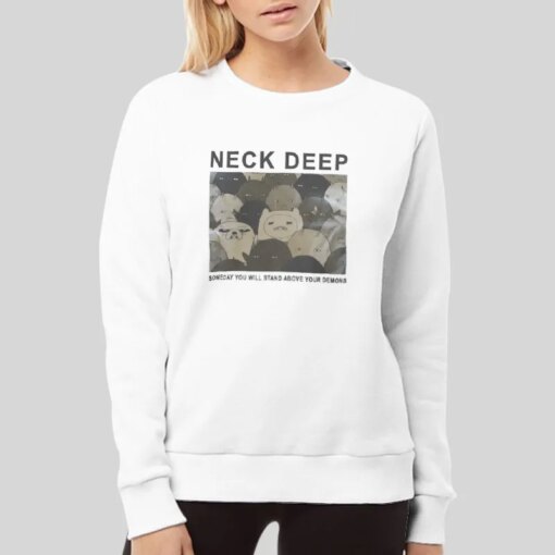 Cute Neck Deep Adventure Time Shirt