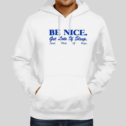 Cute Outfit Be Nice Get Lots of Sleep Shirt