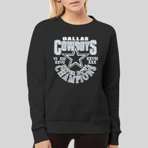 Dallas Cowboys 5 Time Super Bowl Champions Shirt