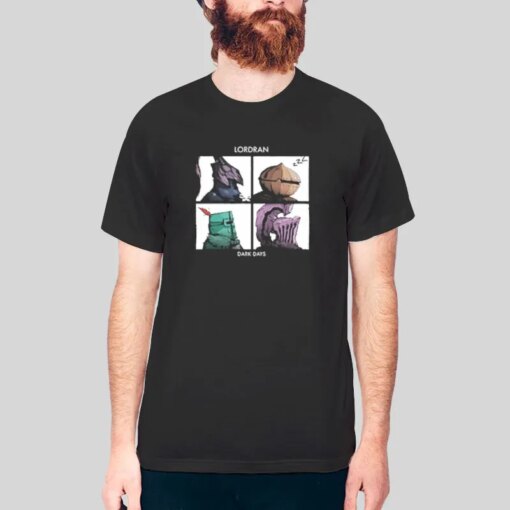 Dark Souls Lordran Gorillaz T Shirt