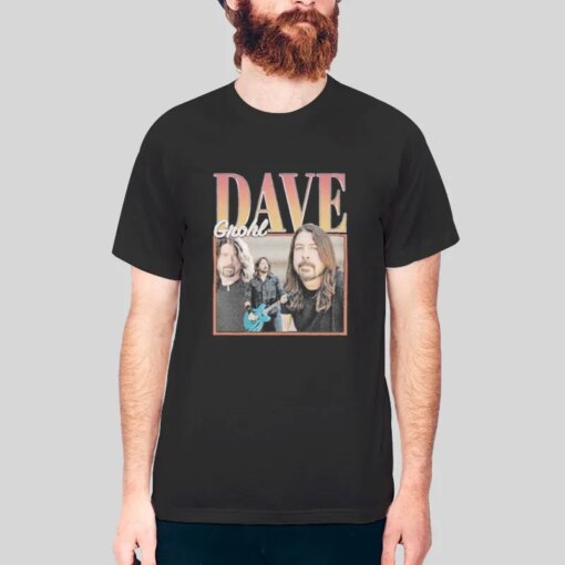 Dave Grohl Rock Band Shirt