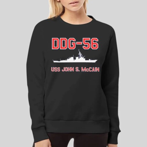 Ddg 56 Uss John Mccain T Shirt