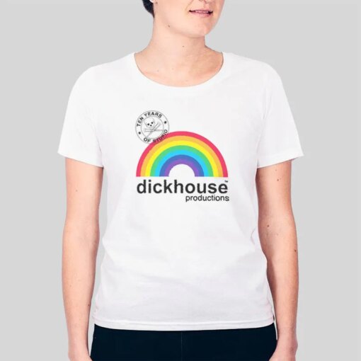 Dead Sign Skull Rainbow Dickhouse Merch Shirt