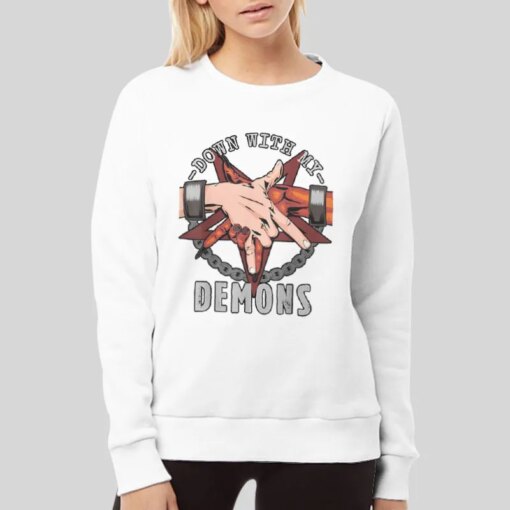 Deal Handshake Down With My Demons Shirt