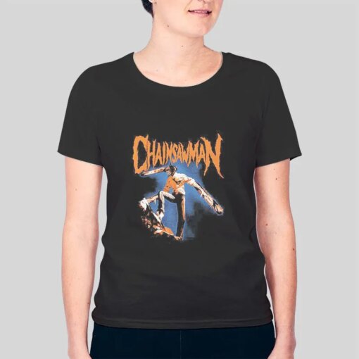 Denji Metal Chainsaw Man Shirt