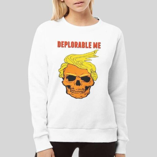 Deplorable Me Donald Trump Skull Maga T Shirt