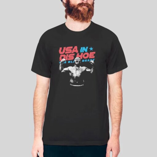 Derrick Lewis Usa In Dis Hoe Shirt