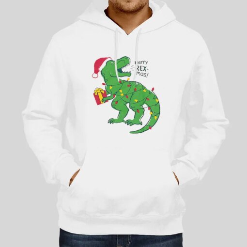 Dinosaur T Rex Christmas Shirt