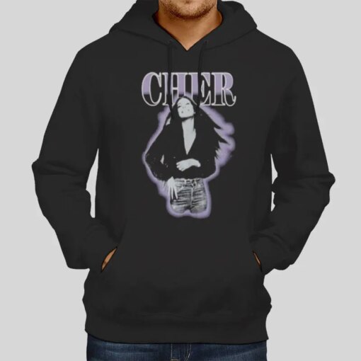 Divided Cher Vegas Black And Purple Band Shirt