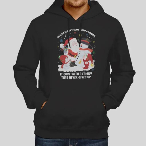 Doesnt Come With A Manual Autism Christmas Shirts