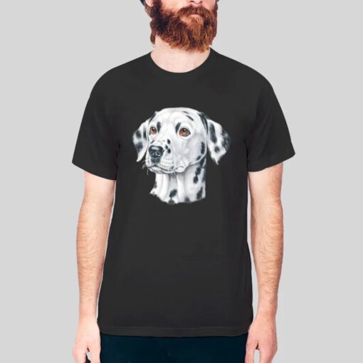 Dog Face Lily Dalmatian T Shirt