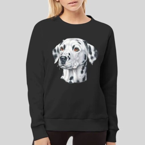 Dog Face Lily Dalmatian T Shirt