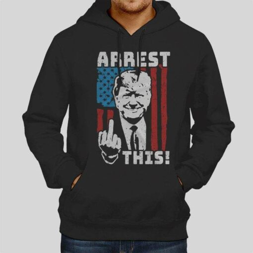 Donald Trump Innocent Arrest This Funny Trump Middle Finger T Shirt