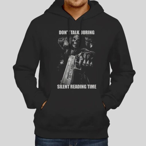 Dont Talk During Silent Reading Time Hard Skeleton Shirt