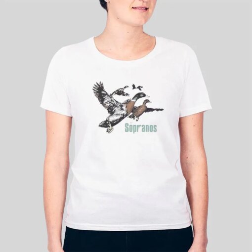 Dr Melfi Do You Feel Depressed Ducks The Sopranos Shirt Back Printed