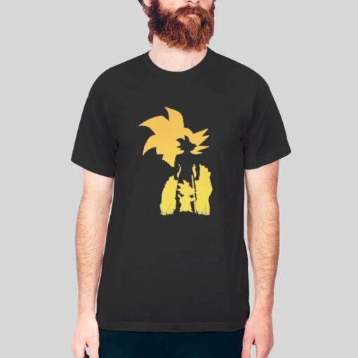 Dragonball Goku Silhouette Shirt