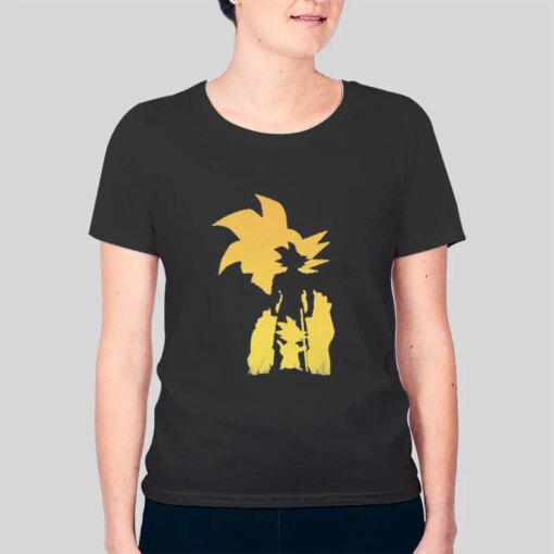 Dragonball Goku Silhouette Shirt