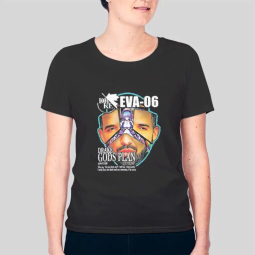 Drake Gods Plane Evangelion Shirts