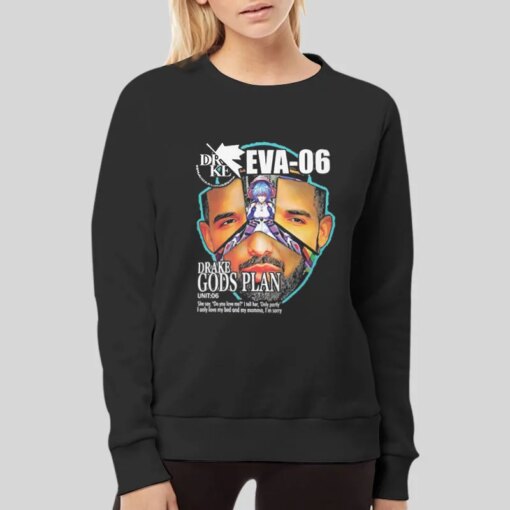 Drake Gods Plane Evangelion Shirts