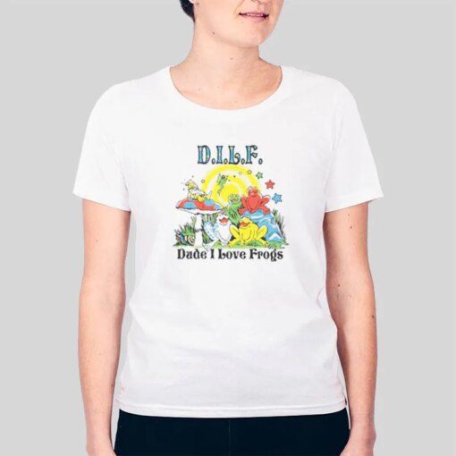 Dude I Love Frogs Dilf T Shirt