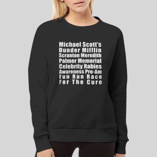 Dunder Mifflin Michael Scott Race For The Cure Shirt