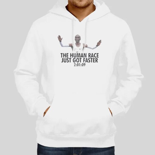 Eliud Kipchoge The Human Race Just Got Faster Shirt