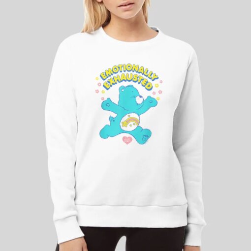 Emotionally Exhausted Care Bear Wish Bear Shirt