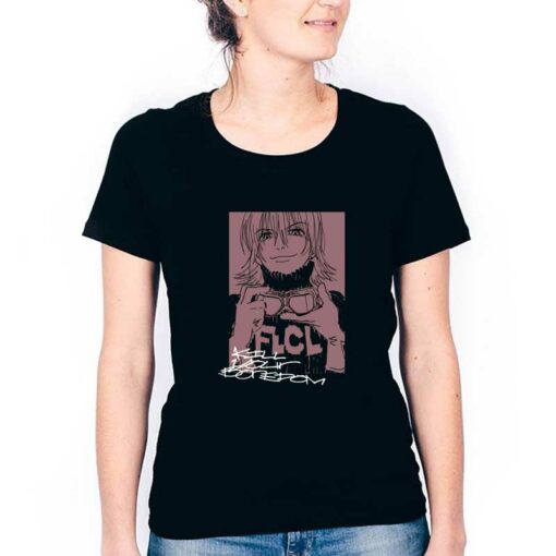 FLCL Haruko Black Cospa FLCL Shirt