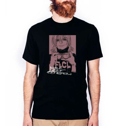 FLCL Haruko Black Cospa FLCL Shirt