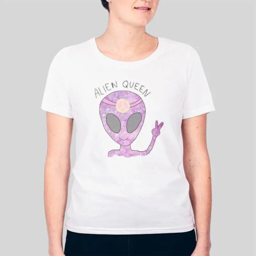 Fancy Queen Tumblr Alien Shirt