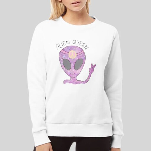 Fancy Queen Tumblr Alien Shirt