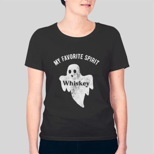 Favorite Spirit Whiskey Ghost Halloween Shirt