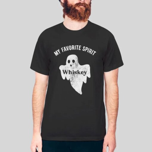 Favorite Spirit Whiskey Ghost Halloween Shirt