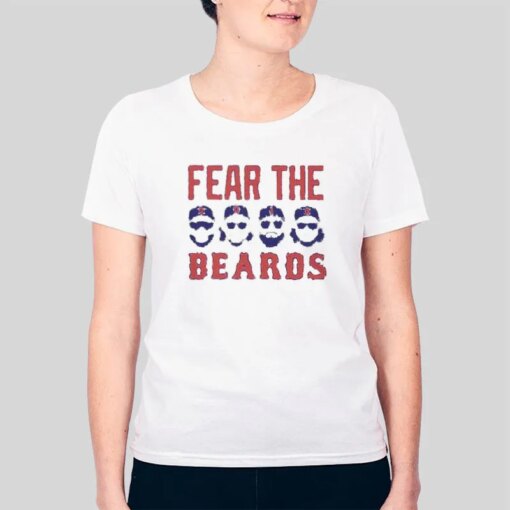 Fear The Beards Red Sox Beard Shirt