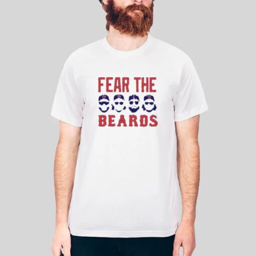 Fear The Beards Red Sox Beard Shirt