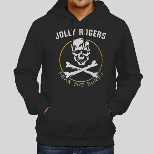 Fear The Bones Skull Jolly Roger T Shirt