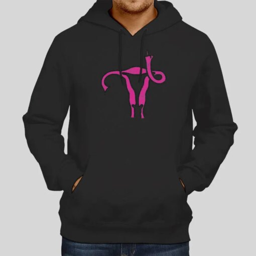 Feminist Protest Uterus Middle Finger Shirt