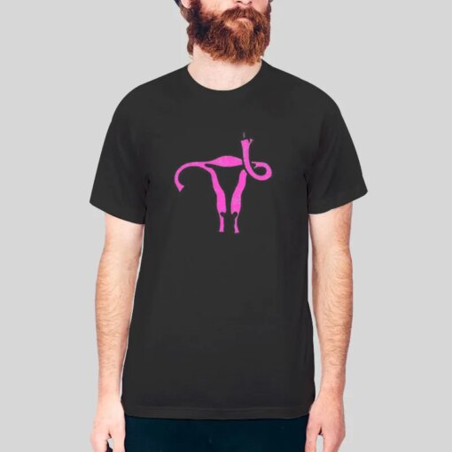 Feminist Protest Uterus Middle Finger Shirt