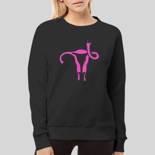 Feminist Protest Uterus Middle Finger Shirt