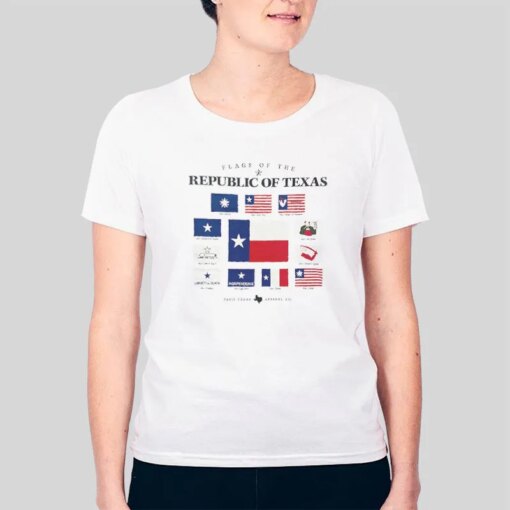 Flags Of The Republic Of Texas Shirt