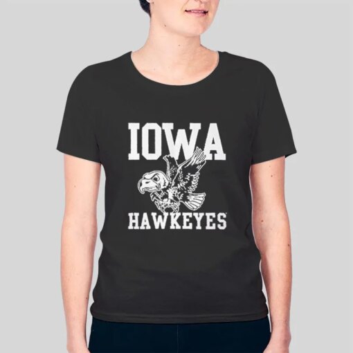 Flying Herky Iowa Hawkeye T Shirts