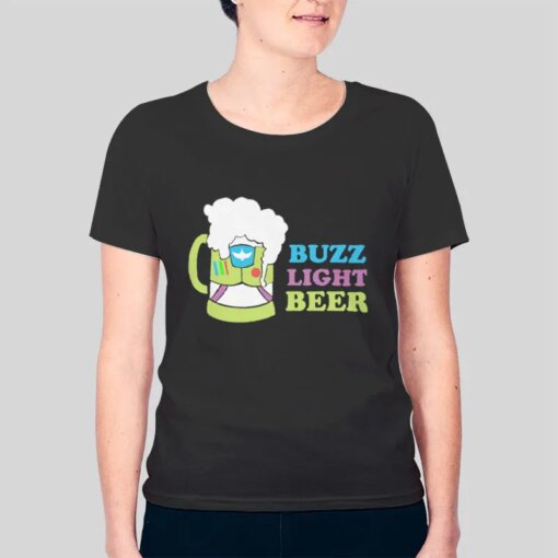 Food And Wine Buzz Light Beer Shirt