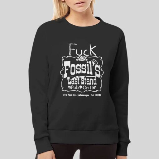 Fossil’s Last Stand Lets Get Fossilized Pub Grill Shirt