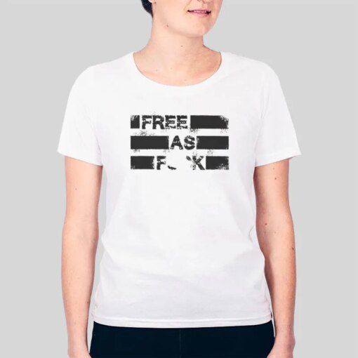 Free As Fuck Free Kyle Rittenhouse Shirt